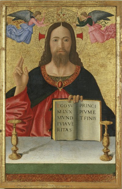 Cristo bendiciendo, 1456-69 de Melozzo da Forli