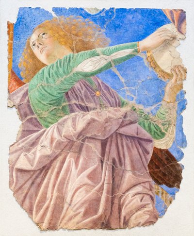Ángeles músicos, c.1480 (fresco restaurado) de Melozzo da Forli