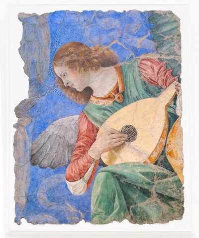 Ángeles músicos, hacia 1480 (fresco) de Melozzo da Forli