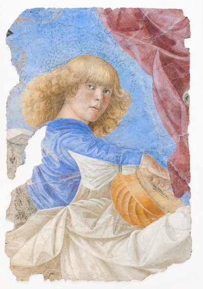 Ángeles músicos, hacia 1480 (fresco) de Melozzo da Forli