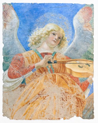Ángeles músicos, hacia 1480 (fresco) de Melozzo da Forli
