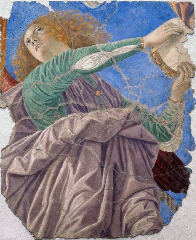 Ángel músico de Melozzo da Forli, c.1480 (fresco) de Melozzo da Forli
