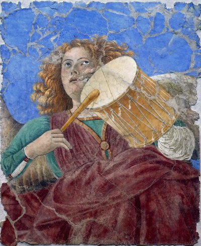 Ángel músico de Melozzo da Forli, c.1480 (fresco) de Melozzo da Forli