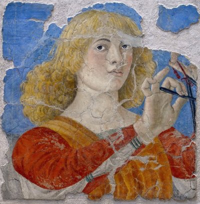 Ángel músico de Melozzo da Forli, c.1480 (fresco) de Melozzo da Forli