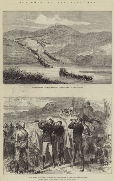 Bocetos de la guerra zulú de Melton Prior