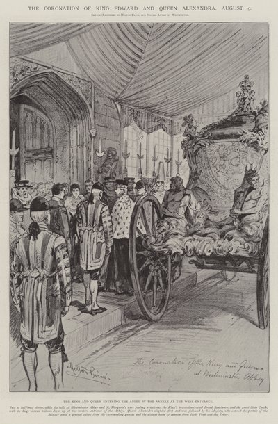 La Coronación del Rey Eduardo y la Reina Alejandra, 9 de agosto de Melton Prior