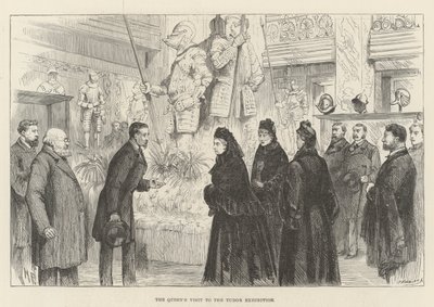 La visita de la Reina a la Exposición Tudor de Melton Prior