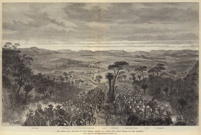 La Guerra Zulú, Avance de las Tropas Británicas sobre Ulundi, el Kraal del Rey en la Distancia de Melton Prior
