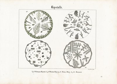 Formas cristalinas de diversas sales de Meno Haas