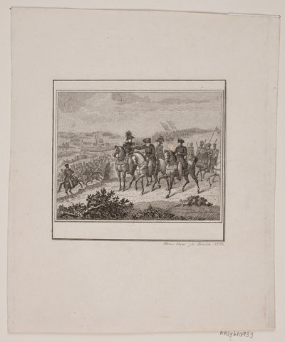 Escena de la historia de Federico II de Meno Haas
