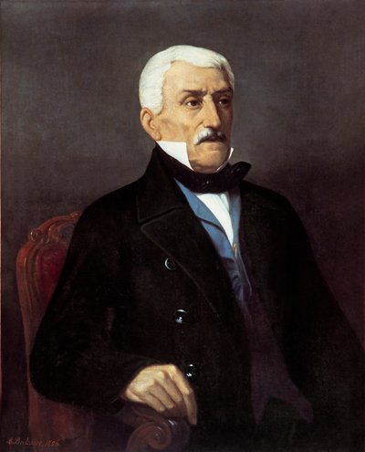 Retrato de José San Martín de Mercedes san Martin de Balcare