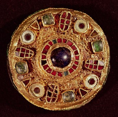Broche redondo de Merovingian