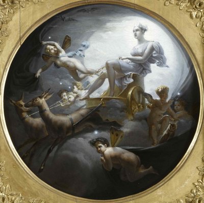 Diana en su carro, 1821 de Merry Joseph Blondel