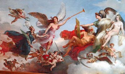 La Francia victoriosa en Bouvines de Merry Joseph Blondel