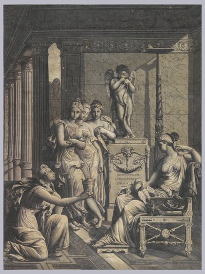 Psique llevando a Venus una copa de agua de la Fuente de la Juventud de Merry Joseph Blondel