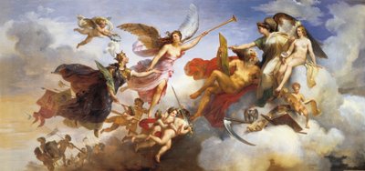 La Francia victoriosa en Bouvines (1214) de Merry Joseph Blondel