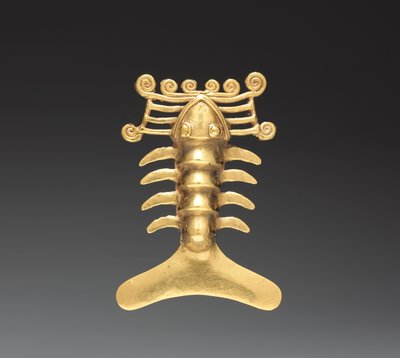 Colgante de langosta, c. 1000-1500 de Mesoamerican Mesoamerican