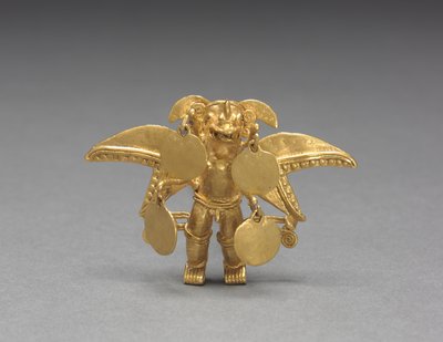 Colgante de figura alada, c. 1000-1550 de Mesoamerican Mesoamerican
