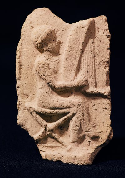 Tocador de arpa, 1830-1600 a.C. de Mesopotamian