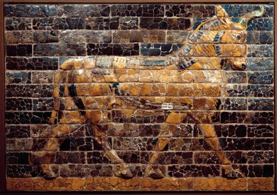 Mesopotamia: toro en movimiento de Mesopotamian Mesopotamian