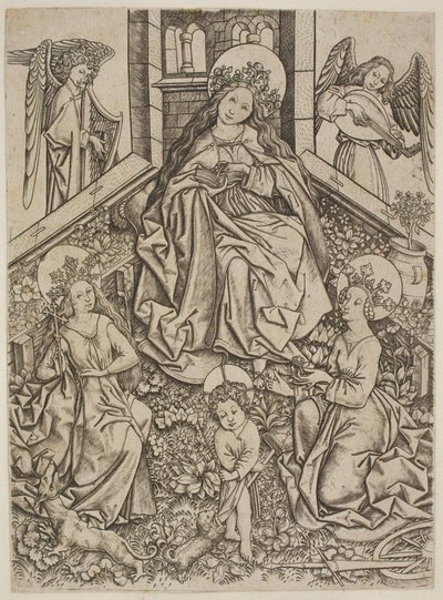 María con el Niño Jesús, Santa Margarita y Santa Catalina de Mester ES