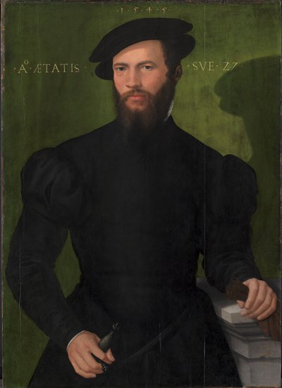 Retrato de un caballero de 27 años de Mesteren fra 1540