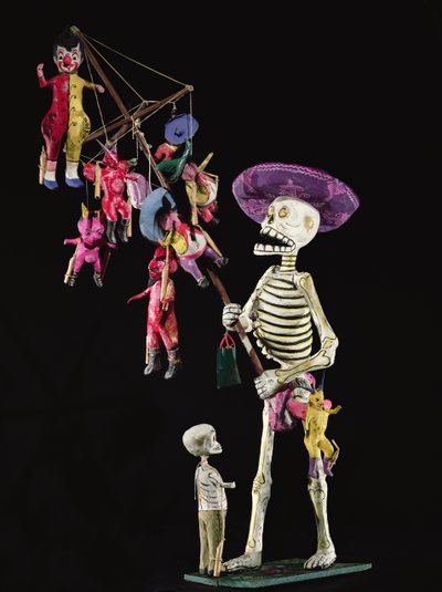 Día de los Muertos: Vendedor de juguetes, de Oaxaca de Mexican School