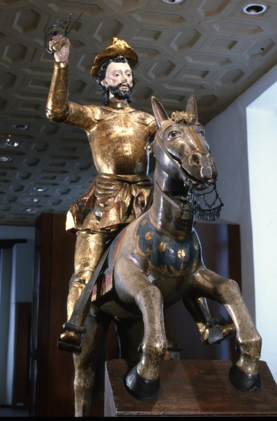 Estatua ecuestre de Santiago de Mexican School