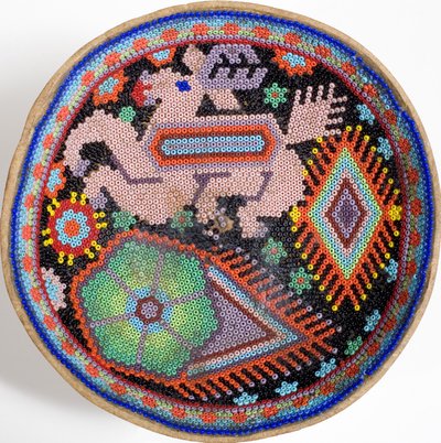 Cuenco Huichol de la Sierra Madre, México de Mexican School