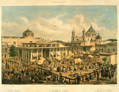 Mercado de Iturbide, Plaza de San Juan, Ciudad de México de Mexican School