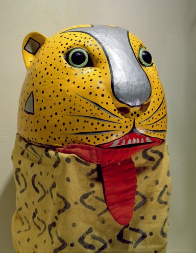 Máscara de Jaguar de Mexican School