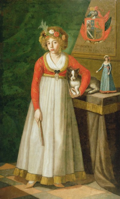 Retrato de Isidoro, 1810 de Mexican School