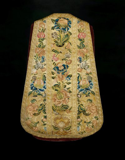 Casulla de sacerdote c.1730 de Mexican School