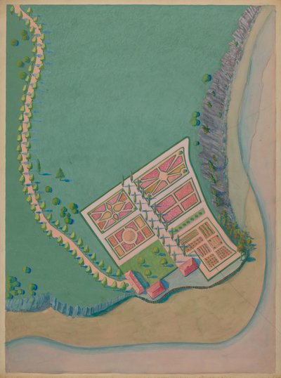 Finca y Jardín Corlaer, c. 1936 de Meyer Goldbaum