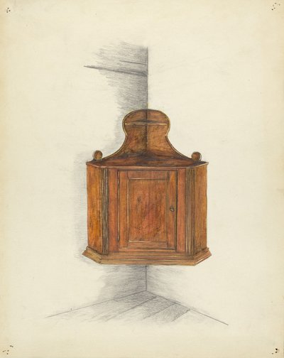 Armario de esquina, c. 1953 de Meyer Goldbaum