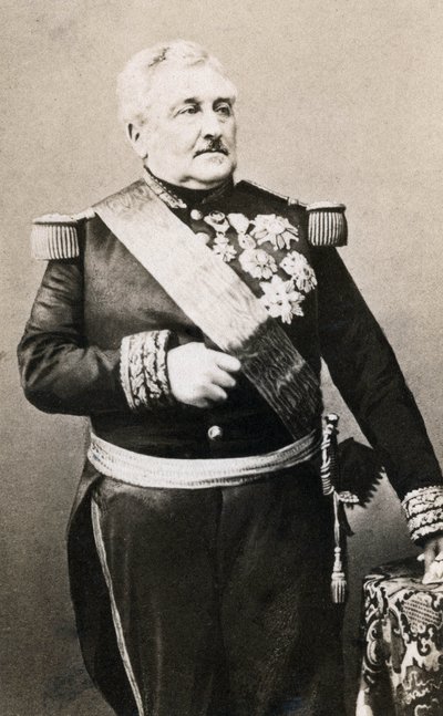 Retrato del Mariscal Conde Vaillant (1790-1872). Fotografía de Mayer y Pierson de Meyer and Pierson