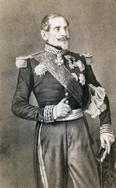 Retrato del mariscal Armand Jacques Leroy de Saint-Arnaud (Saint Arnaud) de Meyer and Pierson