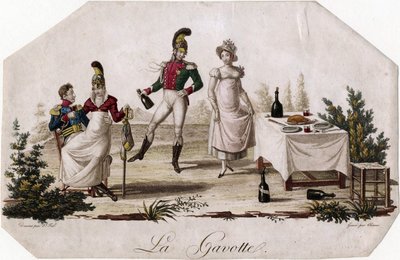 " Litografía de Meynier Saint-Fal (1762-1840) hacia 1815 Dim 17,7x27,3 cm Colección particular de Meynier Saint Fal