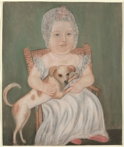 Niño con perro mascota de Micah Williams