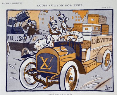 Publicidad para Louis Vuitton por Mich de Mich
