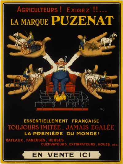 ¡Agricultores! ¡exigid!!... la marca Puzenat esencialmente francesa de Mich