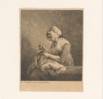 Mujer de la costura de Michał Płoński