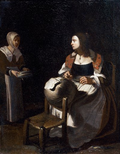 La encajera de Michael (attr. to) Sweerts