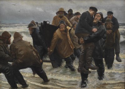 Una tripulación rescatada de Michael Ancher