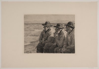 Tres pescadores de Michael Ancher