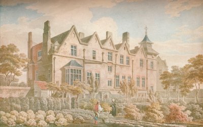 Marylebone Old Manor House: Frente del jardín de Michael Angelo Rooker