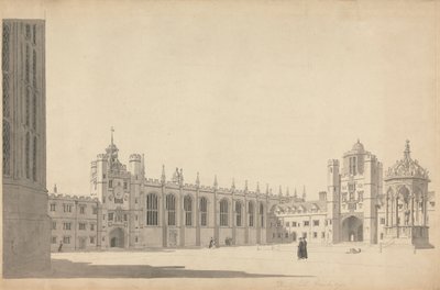 El Gran Patio del Trinity College de Cambridge de Michael Angelo Rooker