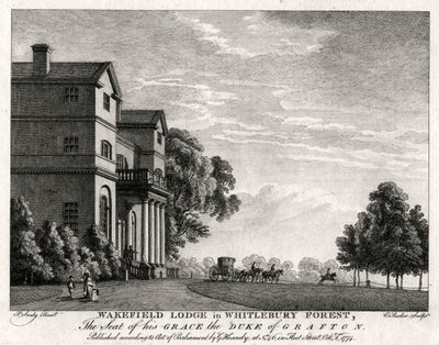 Lodge de Wakefield en el Bosque de Whitlebury, Northamptonshire, 1774 de Michael Angelo Rooker