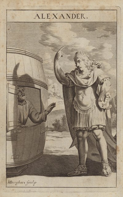 Alejandro Magno, rey macedonio y general griego de Michael Burghers
