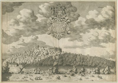 Castillo de Dudley: grabado en placa de cobre, nd [1653-1686] de Michael Burghers